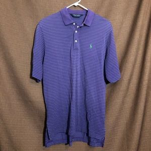 Striped Purple Polo Golf Ralph Lauren Shirt